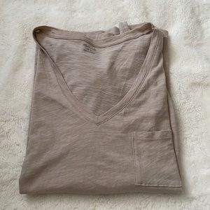 Stone color Pocket Tee Madewell
